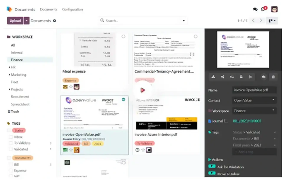 Gestion digitale de documents