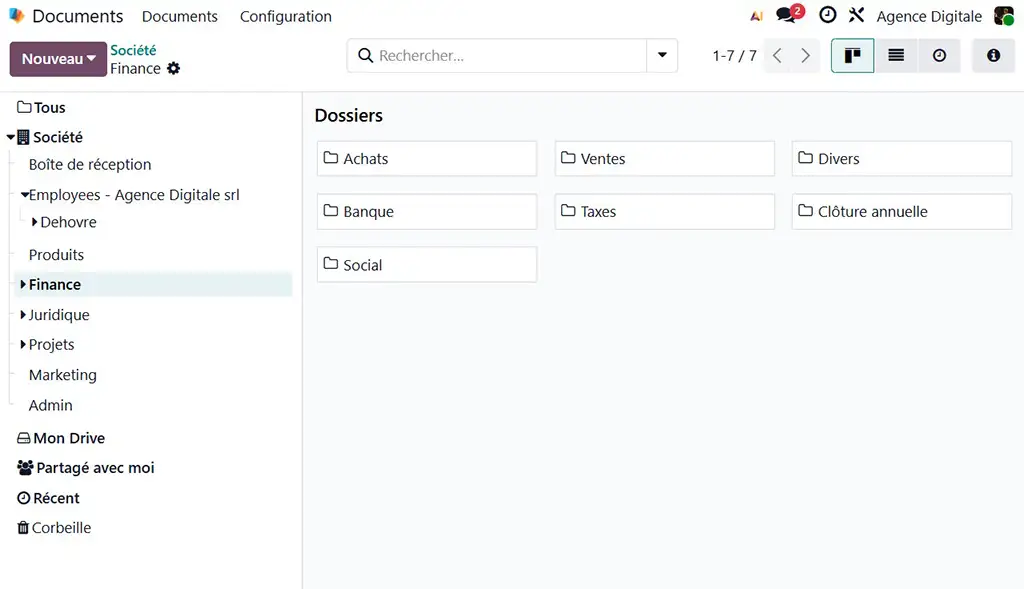 Gestion digitale de documents