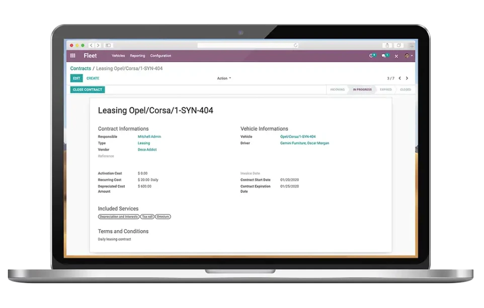 gestion des contrats