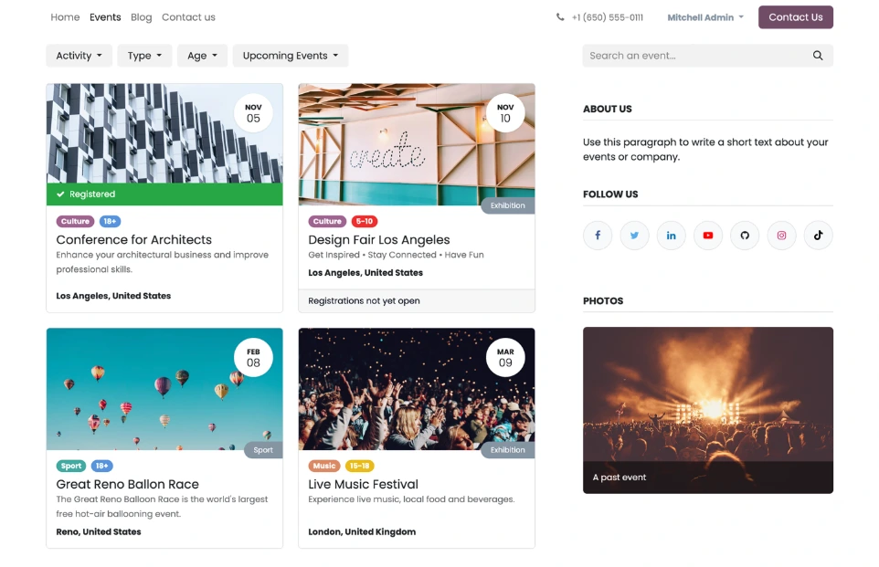 Une plateforme complète